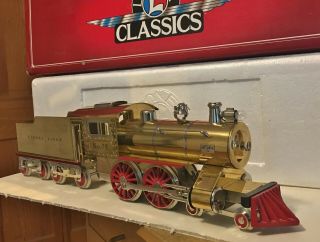 1989 Lionel Classic The Old No.  7 Brass Steam Locomotive,  Tender 6 - 13104,  Box NOS 7