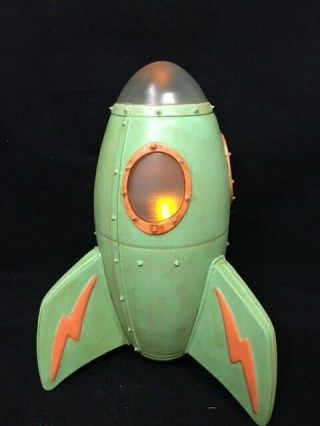 Cool Rockets Big Boy Night Lamp Space Age Ship Model Statue Rare