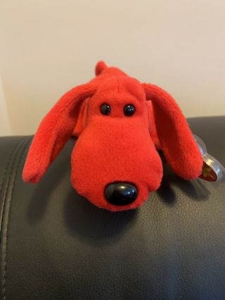 1996 Rover The Dog Ty Beanie Baby Retired First Generation Pvc Plush Toy Mwmt