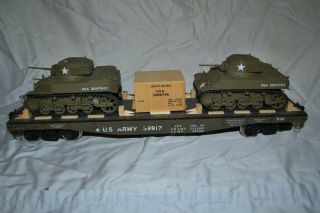 1:32 Fine Art Models Smithsonian National Museum Models Army Flat Car With Tanks