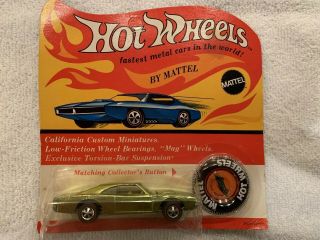 Hot Wheels Redline Custom Dodge Charger Lime/yellow In Package Bp