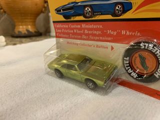 Hot Wheels Redline Custom Dodge Charger Lime/Yellow In Package BP 3