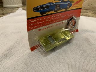 Hot Wheels Redline Custom Dodge Charger Lime/Yellow In Package BP 4
