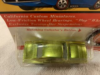 Hot Wheels Redline Custom Dodge Charger Lime/Yellow In Package BP 5