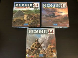 Memoir 44 Equipment Pack,  Flight Plan,  And Base Game