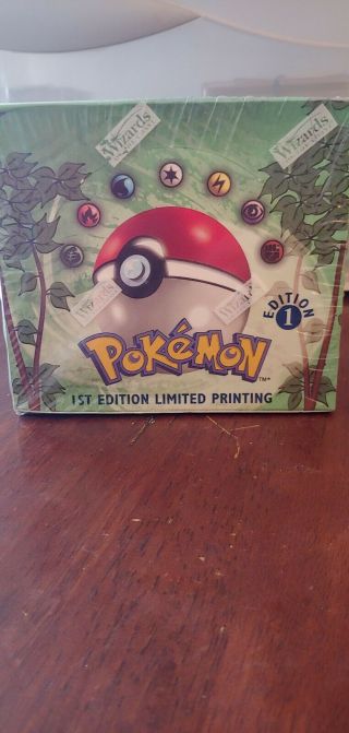 Pokemon Jungle 1st Edition Limited Printing Booster Box Factory Wotc