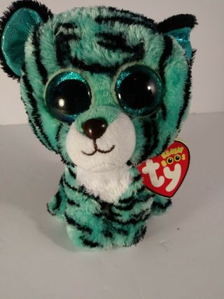 Ty Beanie Boos - Tess The Tiger (6 Inch) (justice Exclusive) Mwmt