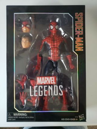 Marvel Legends Series 12 " Inch Spider - Man Peter Parker Action Figure