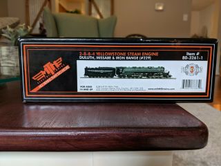 Mth Ho Scale Dm&ir 2 - 8 - 8 - 4 Yellowstone With Dcc And Proto Sound 3