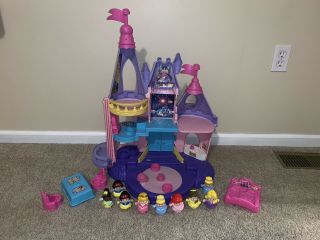 Fisher Price Little People Disney Princess Songs Palace Castle W/ Figurines