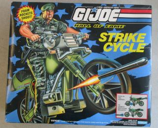 Mib 1994 Hasbro G.  I.  Joe Hall Of Fame Strike Cycle Toy