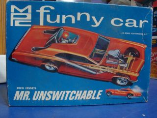 Rare Mpc Dick Jesse " Mr.  Unswitchable " 1967 Gto Funny Car Built