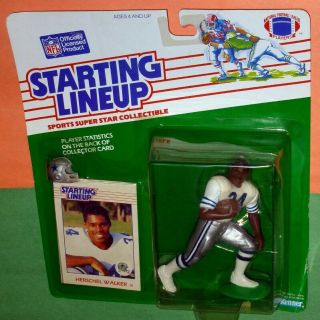 1988 Herschel Walker 34 Dallas Cowboys Rookie S/h Starting Lineup