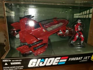2008 - Hasbro - G.  I.  Joe 25th Anniversary - Cobra Firebat Jet W/ A.  V.  A.  C