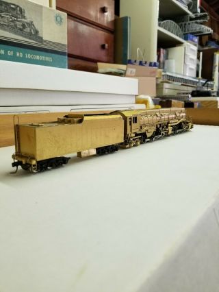 Akane Brass HO Scale Southern Pacific SP 2 - 8 - 8 - 4 AC - 9 Steam Locomotive 7