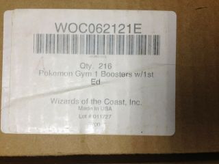 Pokemon First Edition Gym Heroes Box - 2