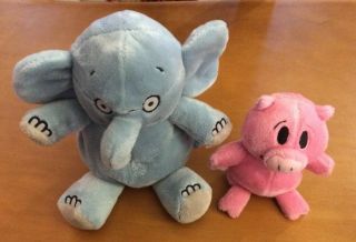 Yottoy Gerald Elephant And Piggie Pig Plush By Mo Willems