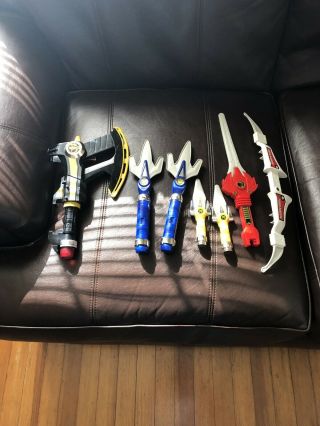 Mmpr Power Rangers Weapons,  Rubber Blades Kid Toys