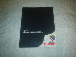 Vintage 1980 Rubiks Cube The Ideal Solution - 14 Pgs