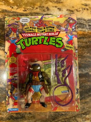 Tmnt Crazy Cowboy Don 1992 Playmates Teenage Mutant Ninja Turtles Unpunched