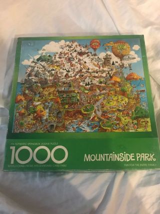 Mountainside Park Vintage 1979 Springbok 1000 Pc Puzzle Robert Martin Complete