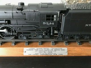 Lionel Train Locomotive 5344 and YORK CENTRAL tender pair plus track 12