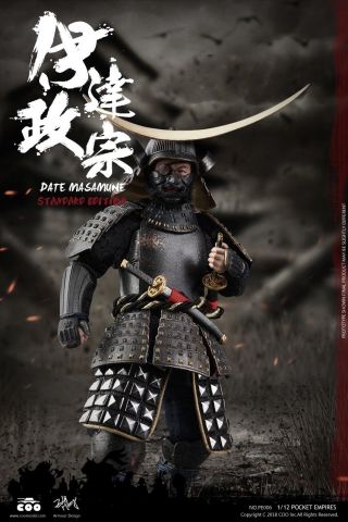 Coomodel Japanese Samurai Date Masamune (standard Edition) 1/12 Figure Usa Ship