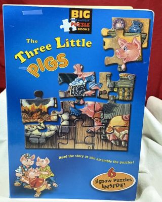 Three Little Pigs Puzzle Story Build As You Read Big Puzzle Books