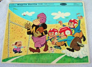 Vintage 1964 Whitman Magilla Gorilla Frame - Tray Puzzle 4448 Jd