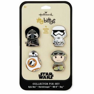 Itty Bittys Star Wars: The Force Awakens Collectible Enamel Pins,  Set Of 4