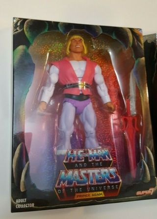 Super7 Sdcc Laughing Prince Adam Masters Of The Universe He Man Motuc Filmation