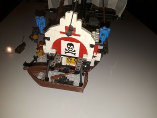 VINTAGE LEGO PIRATES SKULL ' S EYE SCHOONER 6286 NEAR COMPLETE WITHOUT BOX 5