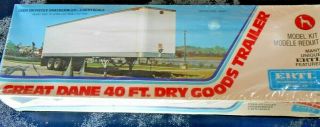 Vintage Great Dane 40 Ft.  Reefer Trailer Kit Factory 8032