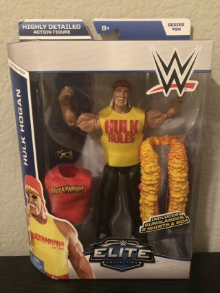 Wwe Mattel Hulk Hogan Elite Series 34 Figure Toy Moc