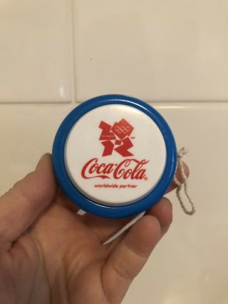 Coca Cola London 2012 Olympic Games Yoyo With Blue Rims