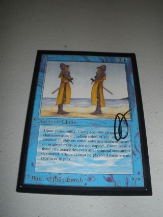 Mtg Magic Signed Artist Proof Clone X1 Ce Collector 