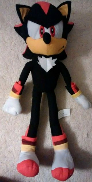 Sonic The Hedgehog 18 " Tall Shadow Sega Plush Doll Toy 2009 Kellytoy