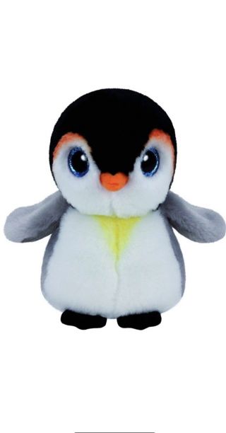 Ty Beanie Boos Pongo - Penguin Large Plush 16 "