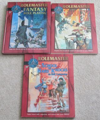 Rolemaster FRP - near complete set of 14 books 2