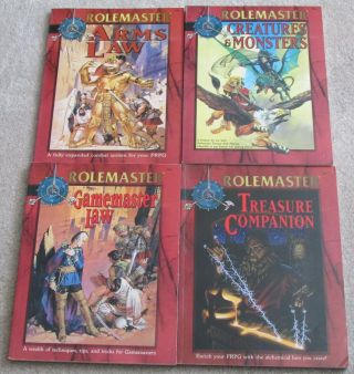 Rolemaster FRP - near complete set of 14 books 3