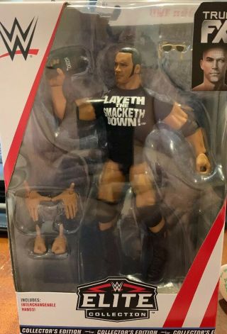 Mattel - Wwe Elite Serie 69 - The Rock [wrestling Fig] (walmart Excl Rare Chase)