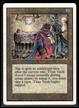Time Vault Unlimited Edition Magic The Gathering Mtg 1x X1 Mp