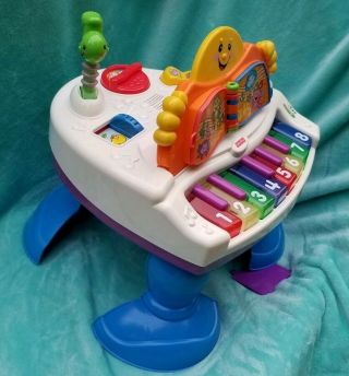 Fisher Price Laugh & Learn Interactive Baby Grand Piano Musical Toy Lights Fun