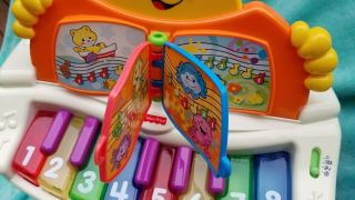 Fisher Price Laugh & Learn Interactive Baby Grand Piano Musical Toy Lights Fun 3