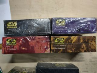 Star Wars Ccg Decihper 4 Booster Boxes.  Premiere (u),  Hope,  Cc,  Jabba