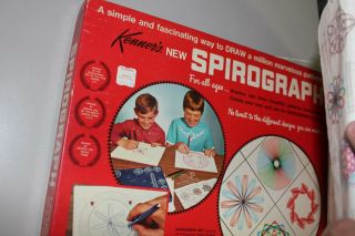 1967 Kenner Spirograph Complete Set With 2 Refill Kits 3
