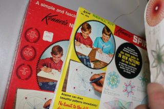 1967 Kenner Spirograph Complete Set With 2 Refill Kits 4