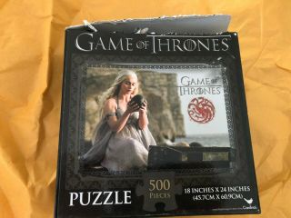 Game Of Thrones Jigsaw Puzzle 500 Piece 18 " X 24  Mother Of Dragons "