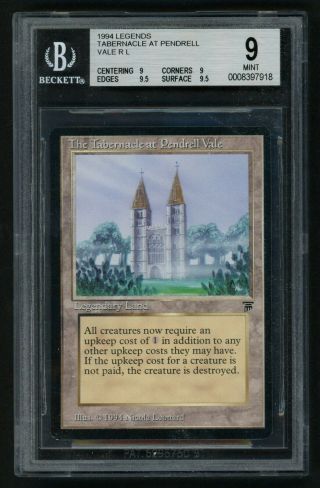 1x Bgs 9 The Tabernacle At Pendrell Vale (quad, ) Mtg Legends - Kid Icarus -
