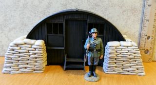 John Jenkins Designs German Nissan Hut Diorama Backdrop Piece For Toy Soldiers
